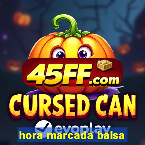hora marcada balsa